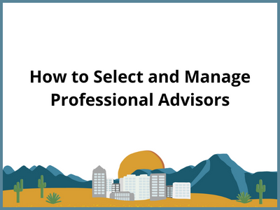 How_to_Select_and_Manage_Professional_Advisors