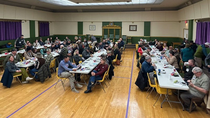 Lunch at the IOGA Meeting in Wallace, Idaho