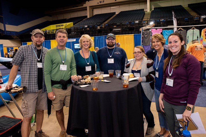 A group of attendees at the conference