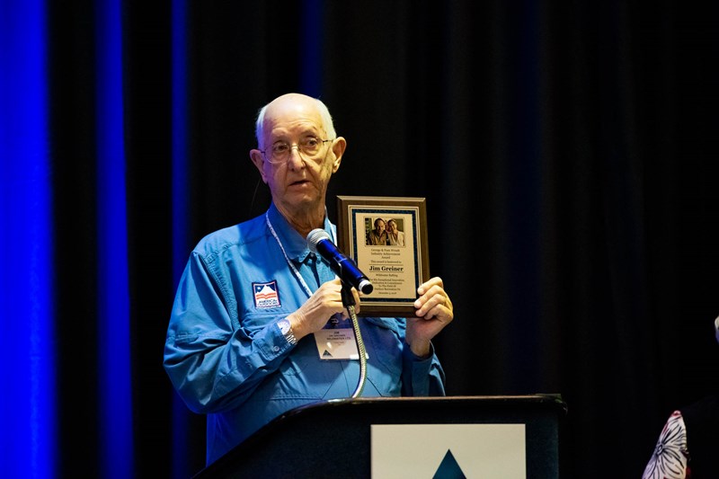 Jim Greiner received 2018 Industry Achievement Award