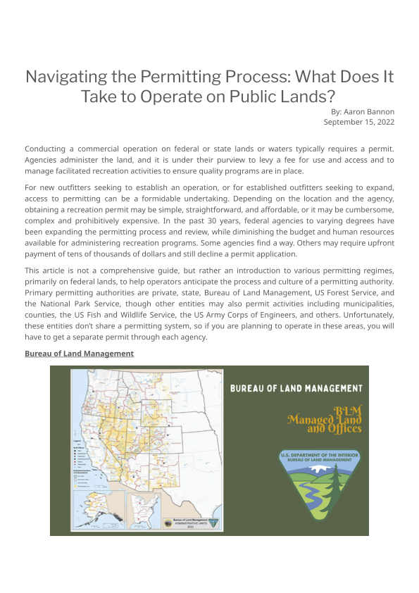 Navigating the Permitting Process