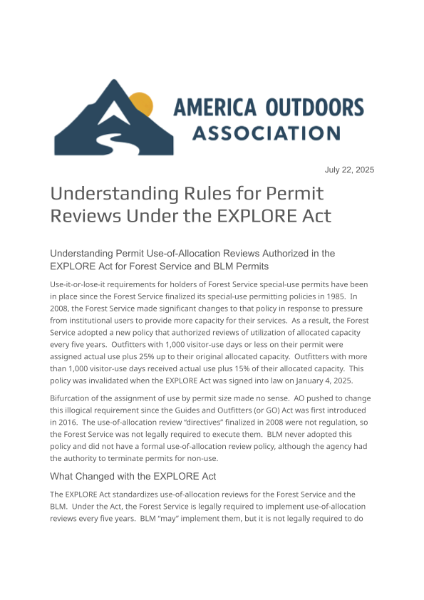 Understanding Rules for Permit Reviews Under the EXPLORE Act