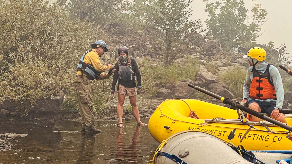 State associations help work with managing agencies to responsibly keep the river open during fires